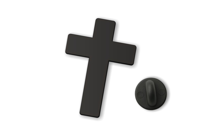 Przypinka pins krzyż łaciński