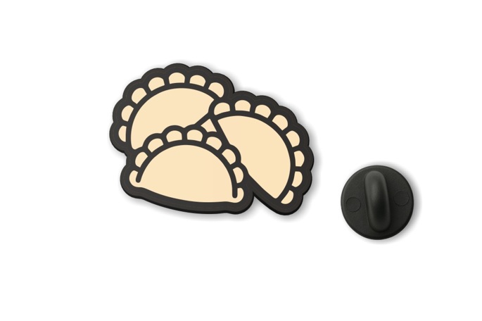 Przypinka polskie pierogi