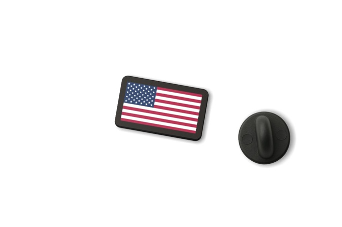 Mała wpinka z flagą USA