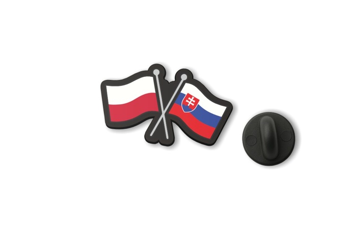 Przypinka flagi Polska-Słowacja