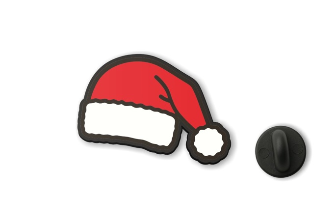 Pins czapka Świętego Mikołaja